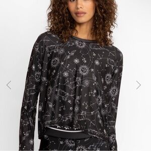 NWT Johnny Was zodiac moon stars active  flyaway bijou Shirt long sleeve xs